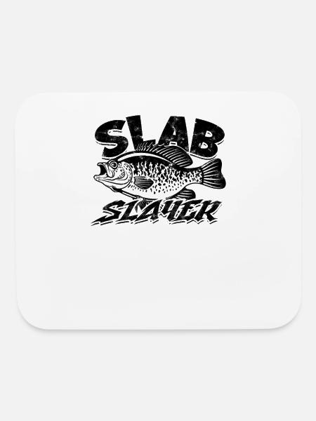 Slab Slayer - fishermen - Mouse pad Horizontal - white - Front