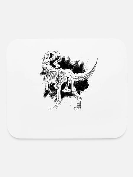 Trex Skeleton Bones - bones - Mouse pad Horizontal - white - Front
