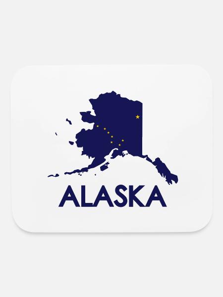 alaska - Mouse pad Horizontal - white