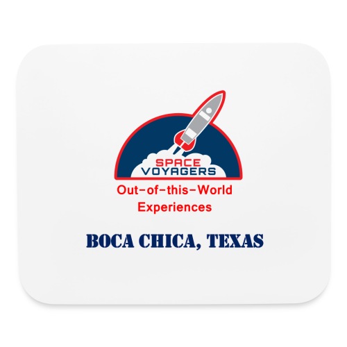 Space Voyagers - Boca Chica, Texas - Mouse pad Horizontal