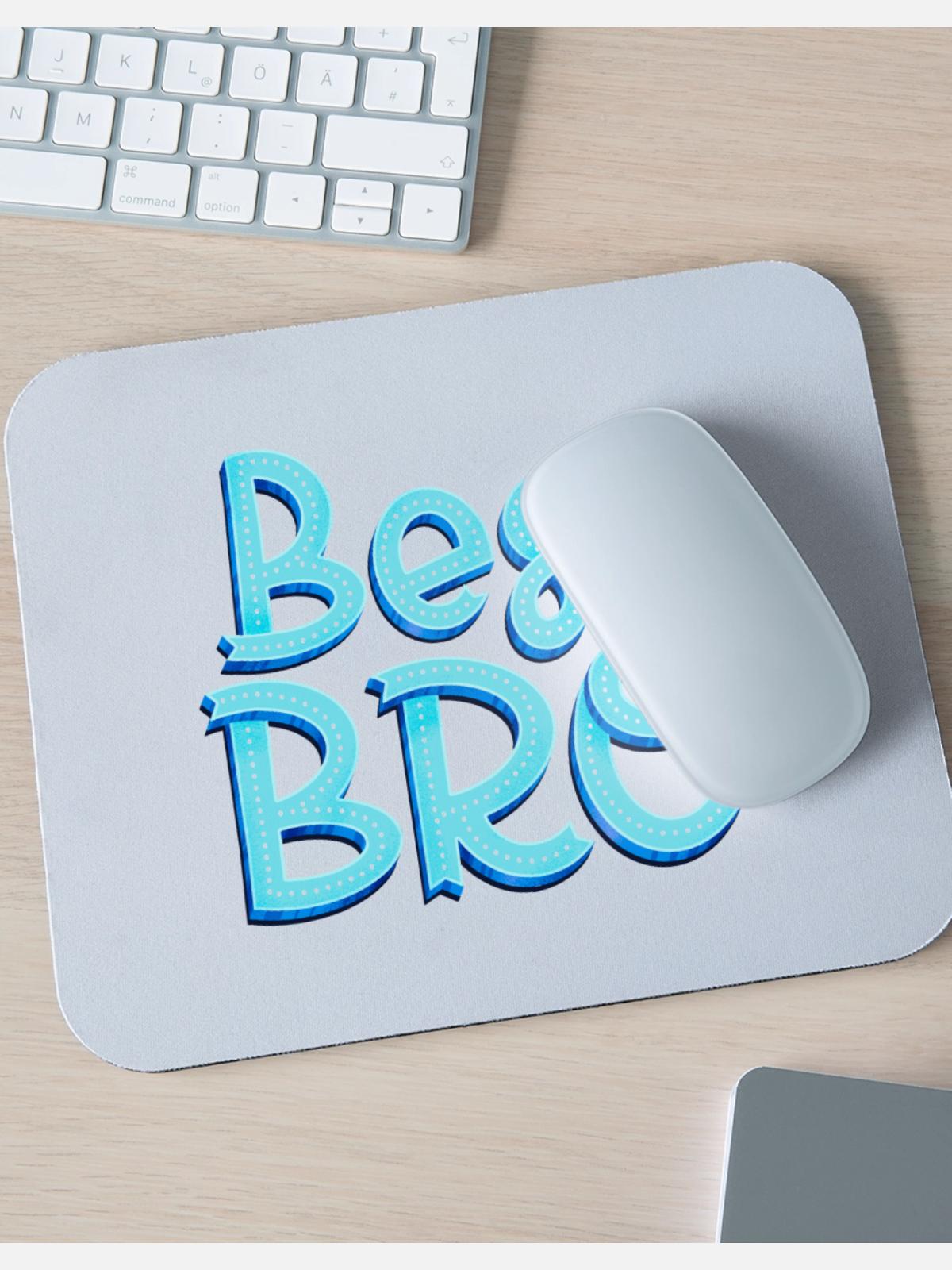 Best BRO - Mouse pad Horizontal - white - Front