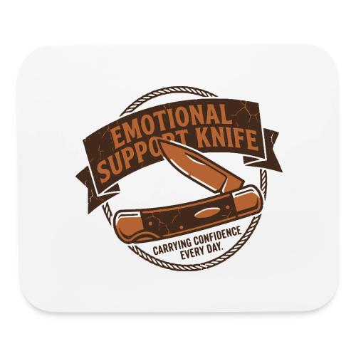 Emotional Support Knife - Funny EDC Pocket Knife - Mouse pad Horizontal