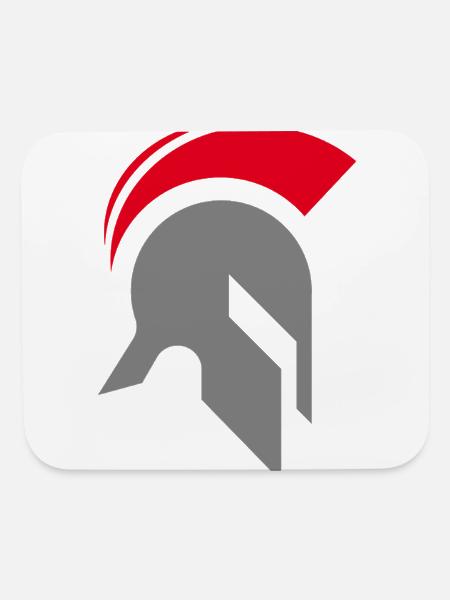 Spartan Helmet Workout - Mouse pad Horizontal - white - Front