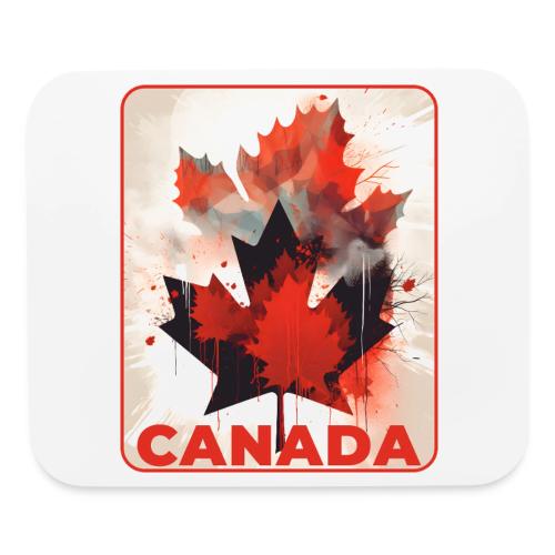 Canada Inked Leaf - Mouse pad Horizontal