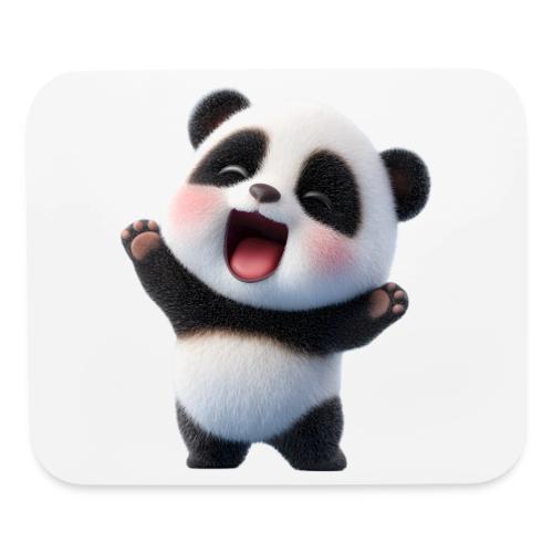 Happy Baby Panda Standing - Mouse pad Horizontal