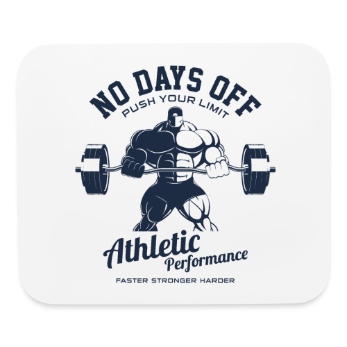 bodybuilding fitness gym - Mouse pad Horizontal