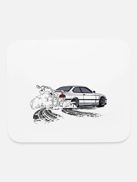 E36 - Mouse pad Horizontal - white - Front