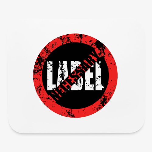 No Label Necessary Logo OG - Mouse pad Horizontal