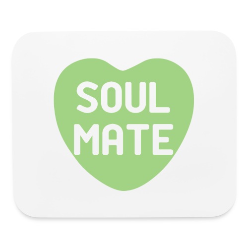Soul Mate Green Candy Heart - Mouse pad Horizontal