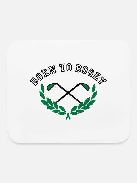 golf - Mouse pad Horizontal - white - Front