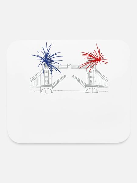 London Tower Bridge - Mouse pad Horizontal - white - Front