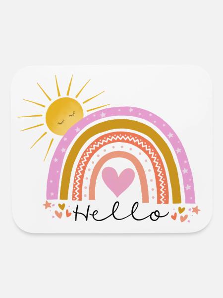 Hello Baby - Mouse pad Horizontal - white