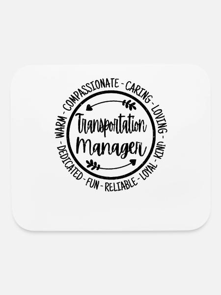 Transportation Manager Vintage Gift - Mouse pad Horizontal - white - Front