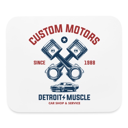 american muscle car vintage - Mouse pad Horizontal