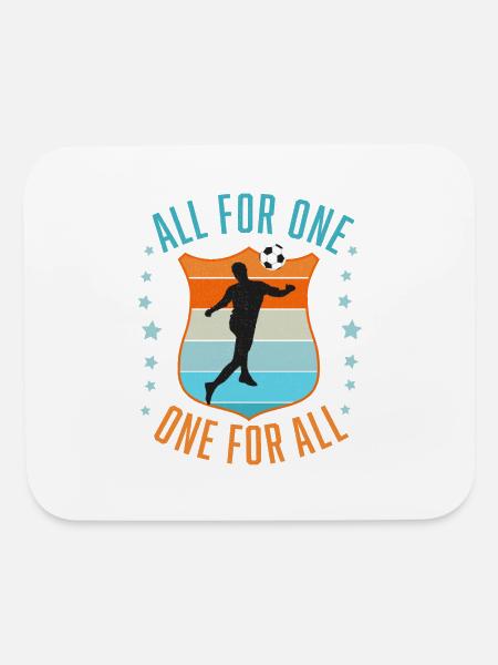 Soccer Team Spirit - Mouse pad Horizontal - white