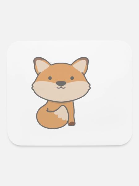 For Fox Sake - Mouse pad Horizontal - white - Front
