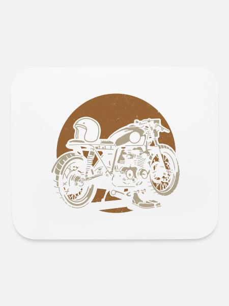 Fast Club Motorbike - Mouse pad Horizontal - white - Front
