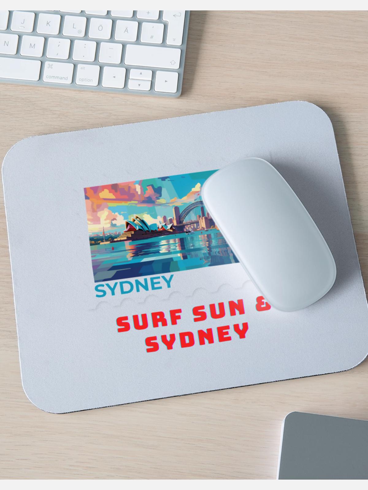 Sydney - Mouse pad Horizontal - white - Front