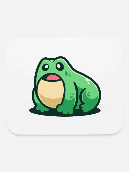 Amphibians Frog - Mouse pad Horizontal - white - Front