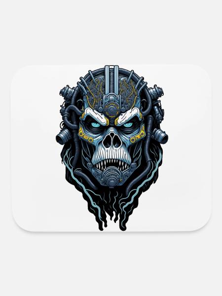 Techno Apes 83 - Mouse pad Horizontal - white - Front