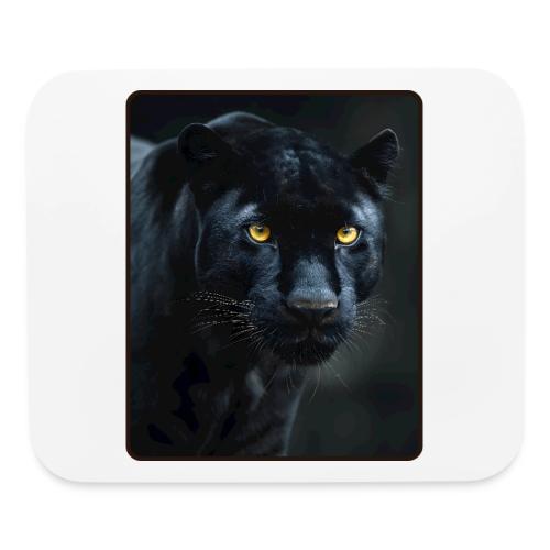 Black Panther Glowing Eyes Design - Mouse pad Horizontal