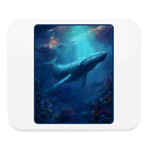 Humpback Whale Ocean Reef Design - Mouse pad Horizontal