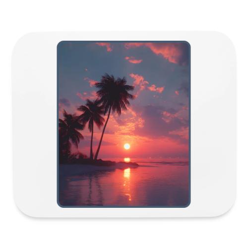 Tropical Sunset Ocean Reflection Design - Mouse pad Horizontal