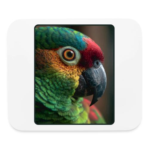 Colorful Parrot Close-Up Design - Mouse pad Horizontal
