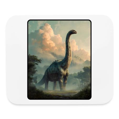 Brachiosaurus Prehistoric Scene Design - Mouse pad Horizontal