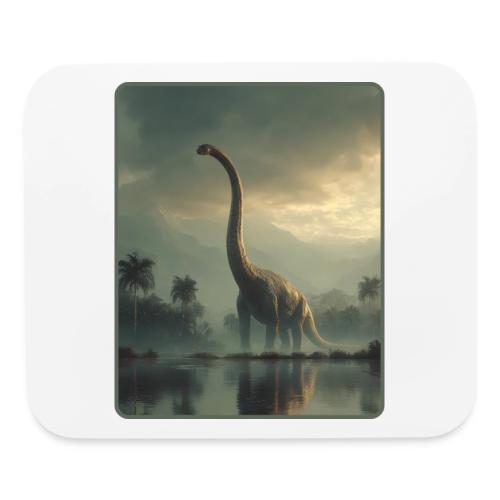 Brachiosaurus Misty Lake Design - Mouse pad Horizontal