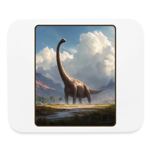 Brachiosaurus Valley Landscape Design - Mouse pad Horizontal