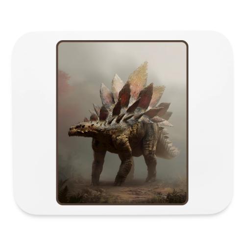 Stegosaurus Misty Forest Design - Mouse pad Horizontal