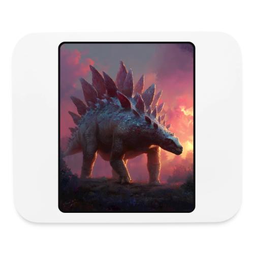 Stegosaurus Sunset Forest Design - Mouse pad Horizontal