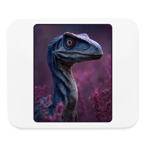 Blue Velociraptor Portrait Design - Mouse pad Horizontal