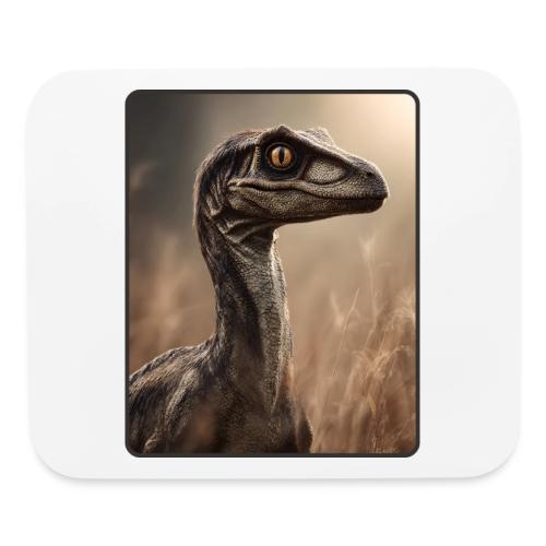 Velociraptor Feathered Portrait Design - Mouse pad Horizontal