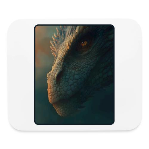 Golden Eye Dragon Close-Up Design - Mouse pad Horizontal