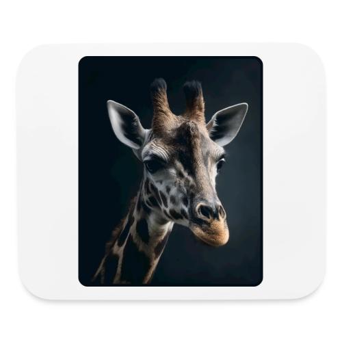 Majestic Giraffe Artistic Portrait Design - Mouse pad Horizontal