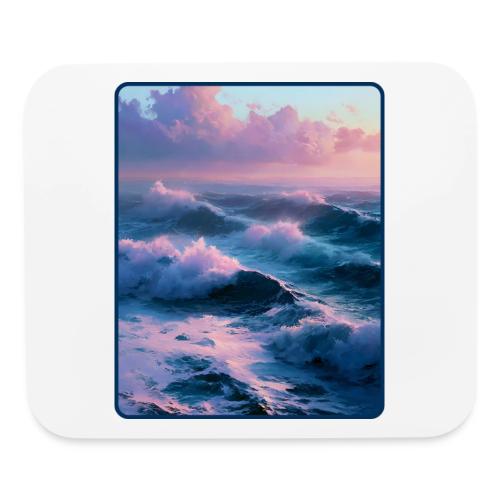 Dreamy Pastel Ocean Sunset Art - Mouse pad Horizontal