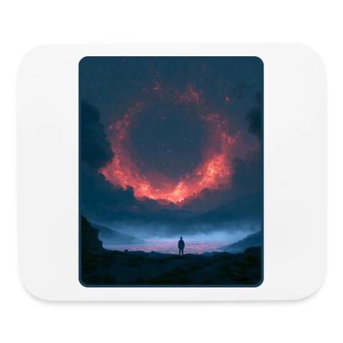 Supernova Reflection Space Scene - Mouse pad Horizontal
