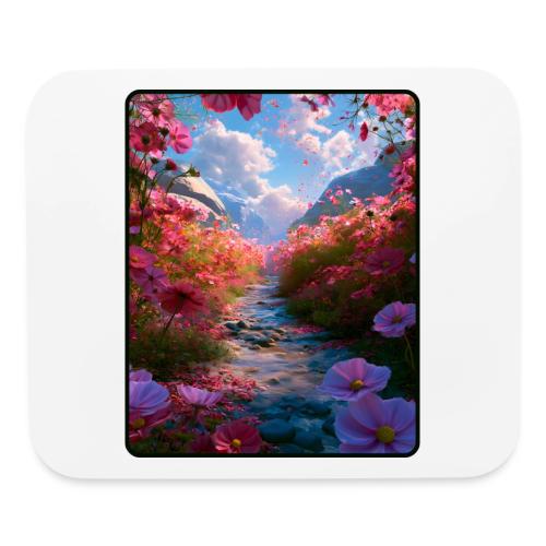 Dreamy Cosmos Valley Landscape Art - Mouse pad Horizontal