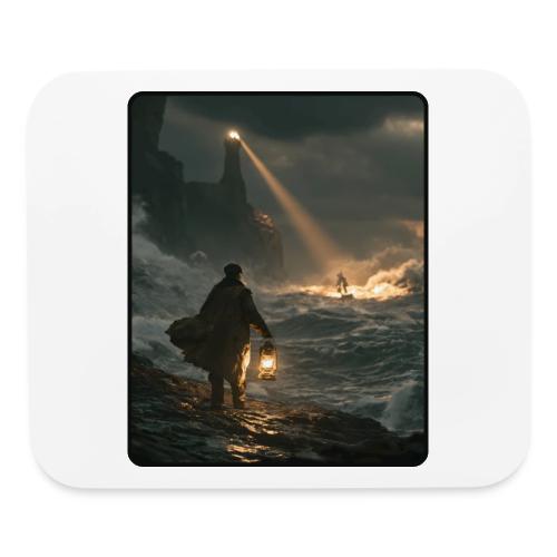 The Lone Lightkeeper's Beacon - Mouse pad Horizontal