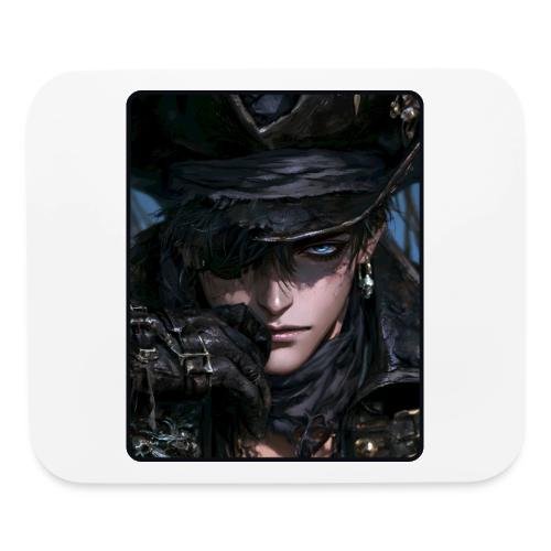 Dark Anime Pirate Warrior - Mouse pad Horizontal