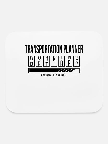 Retirement - Retired Transportation-Planner - Mouse pad Horizontal - white - Front