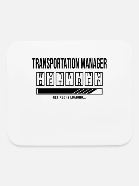 Retirement - Retired Transportation-Manager - Mouse pad Horizontal - white - Front