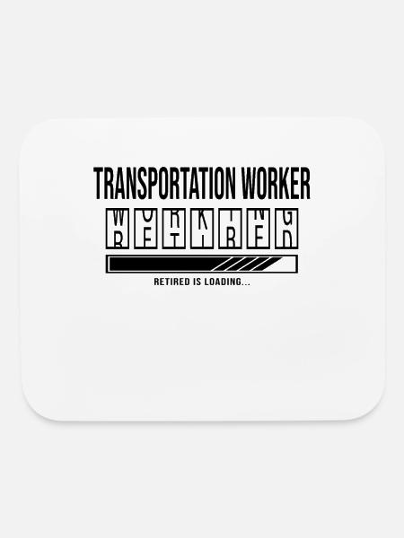 Retirement - Retired Transportation-Worker - Mouse pad Horizontal - white - Front