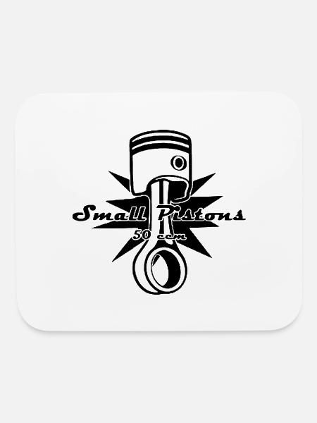 Small Piston - Mouse pad Horizontal - white - Front