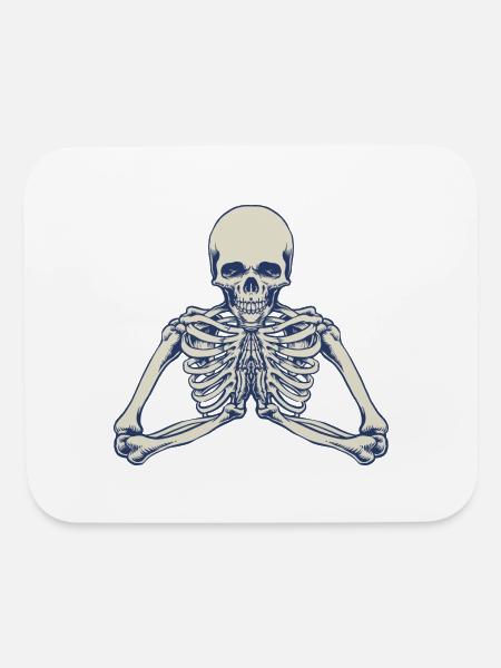 Halloween Character Pumpkin Head Terror - Mouse pad Horizontal - white