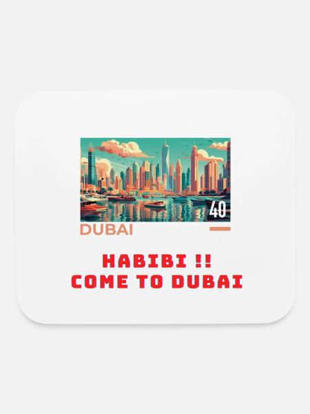 Dubai - Mouse pad Horizontal - white