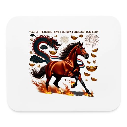 Year of the Horse Victory T Shirt, Lunar New Year - Mouse pad Horizontal