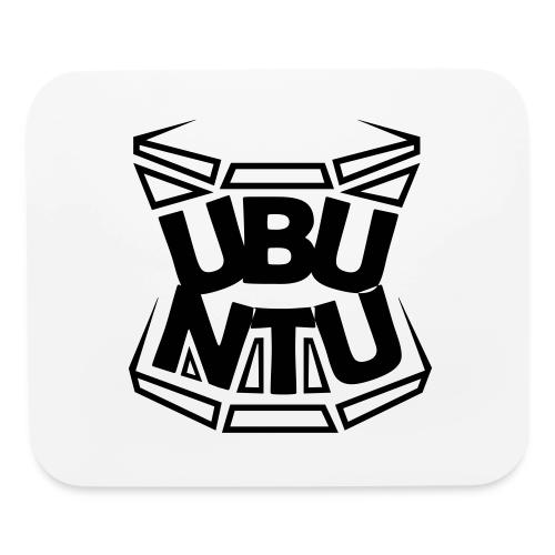 UBUNTU-LOGO-BLK-7 - Mouse pad Horizontal